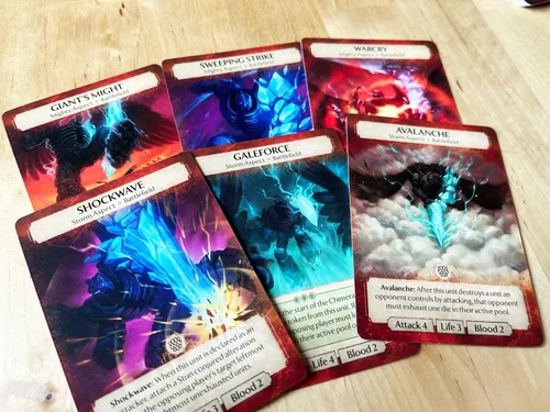 Miniatura 5 de Plaid Hat Games Ashes Reborn: Barajas de expansión Red Rains Frostwild Scourge - Juego de quimera y fénix para 1-2 jugadores, a partir de 14 años