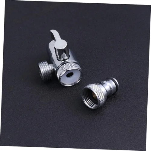 Miniatura 5 de DOITOOL Adaptador de grifo separador de agua, paquete de 2 adaptadores de entrada de lavadora para manguera de lavadora