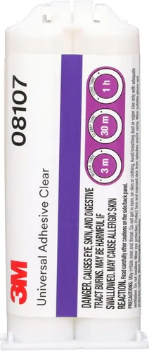 Miniatura 7 de 3M Adhesivo universal negro - 3, 08223, alta viscosidad, relleno de huecos, duradero, industrial, cartucho de 6.8 fl oz