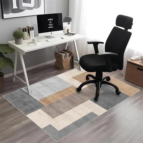 Miniatura 17 de Tapete para silla de oficina para suelo de madera dura, antideslizante, Hi-Q, tapete para silla de escritorio para suelos de madera dura y baja