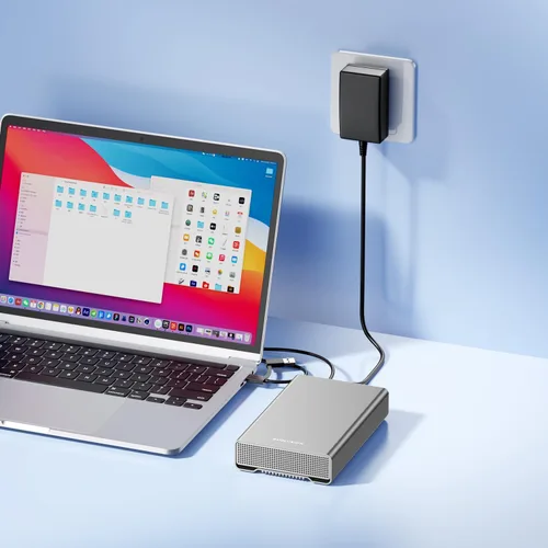 Miniatura 4 de Avolusion PRO-G2 14TB USB 3.2 Gen 2 (10Gbps) Disco duro externo USB-C para Windows/MacOS (plata)