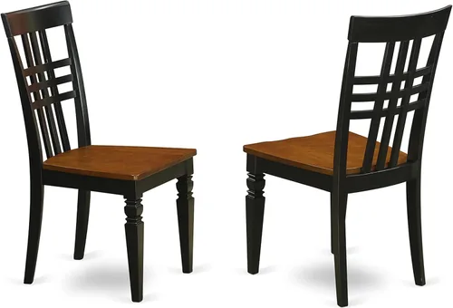 Miniatura 7 de East West Furniture LGC-LWH-W Sillas de comedor, lino blanco