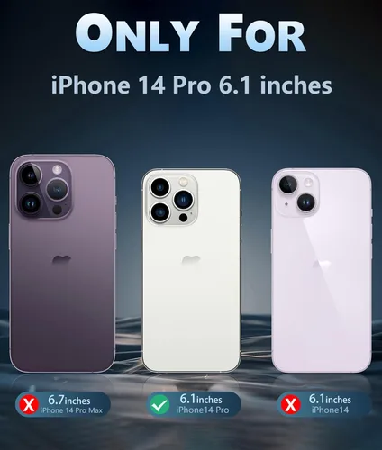 Miniatura 457 de FNTCASE Funda para iPhone 13 Pro-Max: Fundas magnéticas transparentes compatibles con Magsafe Slim anti amarillamiento protección contra caídas