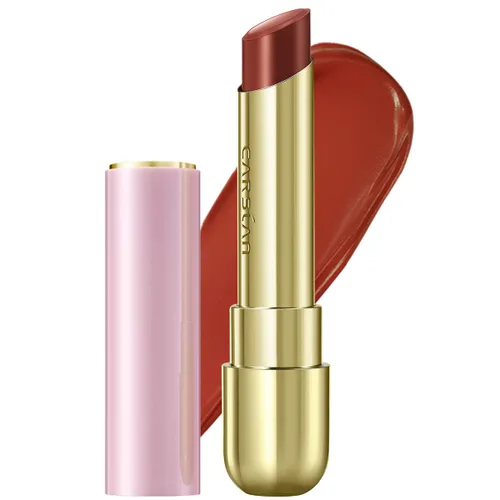 Miniatura 9 de CARSLAN Lápiz labial cremoso hidratante, color de labios de alta pigmentación de larga duración, suave, hidratante, rosa nude, 01