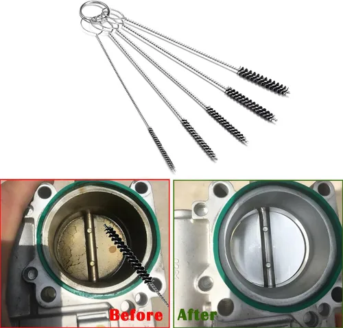 Miniatura 6 de BELOMI Kit de herramientas de limpieza de carburador, limpiador de carburador de carbón para quitar, limpiador de punta de antorcha, juego