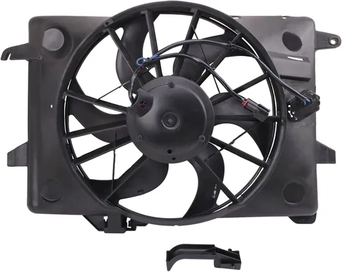 Miniatura 75 de TRQ Conjunto de ventilador de refrigeración dual del radiador compatible con Toyota Highlander 2008-2013 TO3115155