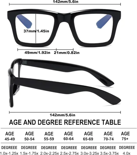 Miniatura 4 de Reading Glasses for Women Men Blue Light Blocking Readers 4 mezcla
