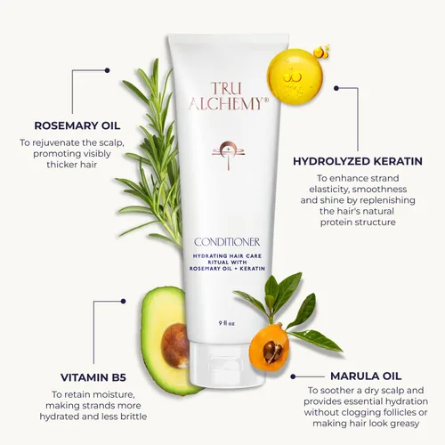 Miniatura 6 de Tru Alchemy Champú y acondicionador, el mejor champú y acondicionador para cabello seco dañado, acelera el crecimiento del cabello y aumenta