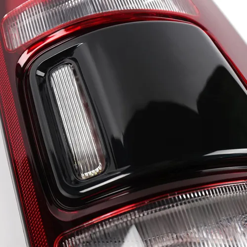 Miniatura 7 de FIONE: Para Dodge Ram 1500 Ensamble de Luz Trasera Sin Zona Ciega 2019-2022 Tipo LED y Lente Roja Cromada Interior Lado Derecho del Pasajero Luz