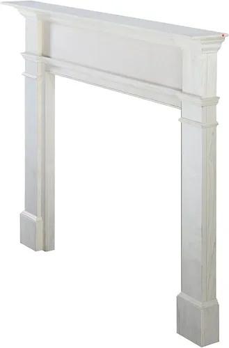 Pearl Mantels ARYB48120 - Mantel envolvente de madera audaz pero sin pretensiones y hogareño, 48 pulgadas de ancho x 42 pulgadas de alto, sin