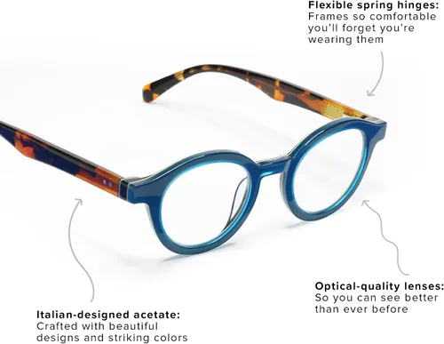 Miniatura 3 de eyebobs Gafas de lectura con luz azul para fiesta de televisión, lentes de lectura prémium para hombres y mujeres, lentes de computadora con bloqueo