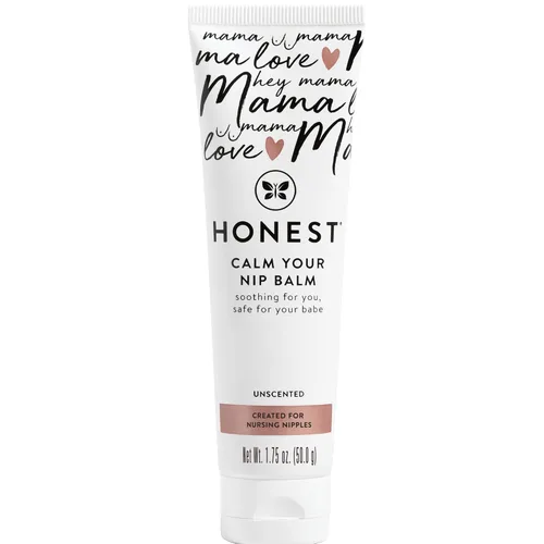 The Honest Company Mama Calm Your Nip Balm, crema nutritiva calmante para pezones para lactancia, piel de bebé sensible naturalmente derivada y