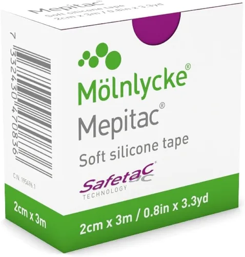 Miniatura 5 de Mepitac - Rollo no estéril de 0.8 x 118.1 in o (0.8 in x 9.8 ft) por Mlnlycke Health Care GmbH