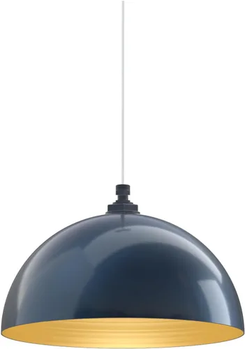 Steel Lighting Co. Brentwood - Lámpara colgante | Montada en el techo | Domo redondo de 14 pulgadas | Estilo moderno contemporáneo de granja