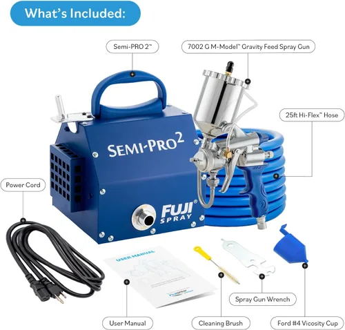Miniatura 2 de Fuji Spray 2203G Semi-PRO 2 - Sistema de rociado HVLP por gravedad