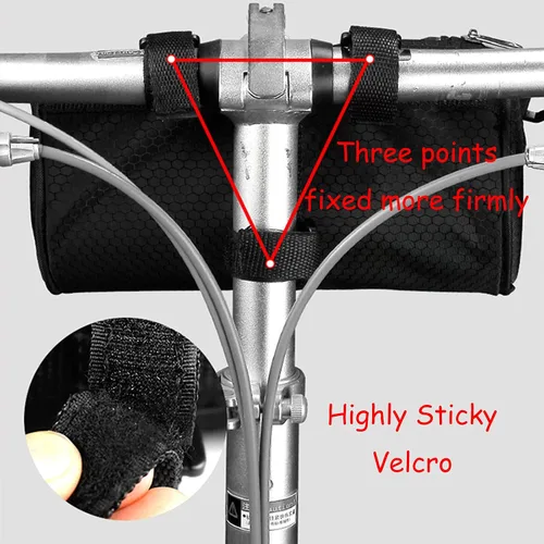 Miniatura 5 de Bolsa para Manillar de Bicicleta, Bolsa de Almacenamiento Frontal Impermeable, Accesorios de Soporte de Teléfono para Bicicleta, Funda Transparente