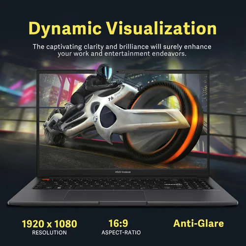 Miniatura 4 de ASUS VivoBook S15 Slim portátil, pantalla FHD de 15.6 pulgadas, Ryzen 5-5600H, 8 GB de RAM, almacenamiento de 1.16 TB