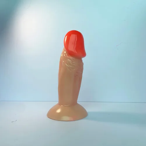 Miniatura 3 de Consolador pequeño de 3.94 pulgadas, pequeño enchufe anal, entrenamiento anal, mini consolador realista para principiantes, juguetes sexuales anales