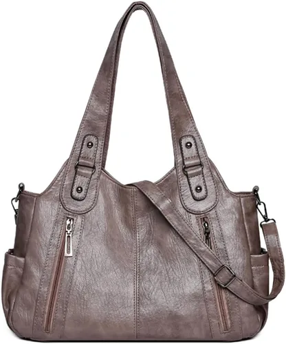 Miniatura 12 de Bolso cruzado para mujer, bolsos de mano suaves para mujer, bolsos de hombro para mujer, bolso grande de mano Fsahion, carteras para mujer