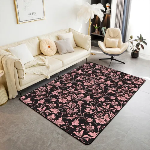 Miniatura 20 de jejeloiu Groovy Flower Area Rug 3x5 Retro Floral Boho Living Room Rugs for Bedroom 70S Hippie Groovy Flowers Bohemian Decor Carpet Psychedelic Beige