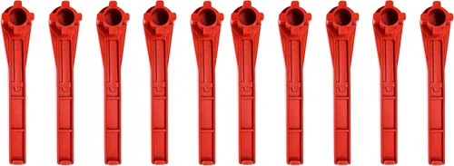 Miniatura 11 de JSP Manufacturing Llave de gas y bung llave de tambor sólido sin chispas (rojo) (1)