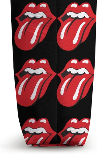 Miniatura 3 de Bolsa oficial Rolling Stones Classic Repeat Lengue negra, Negro