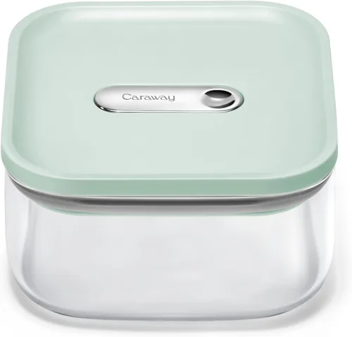 Miniatura 9 de Caraway 1 qt de vidrio Contenedor hermético de almacenamiento de alimentos con tapa – Contenedor de almacenamiento de cocina sin tóxicos, sin BPA