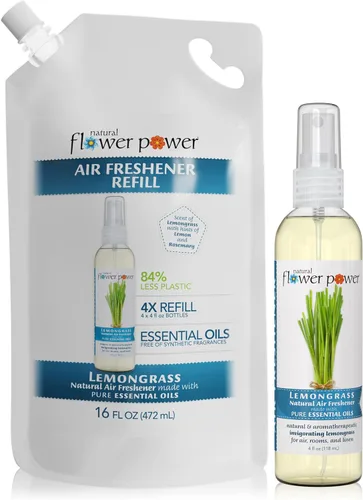 Miniatura 18 de Ambientador en aerosol Natural Flower Power - Eliminador de olores con aceites esenciales - Para el hogar, el auto y la tela - Sin crueldad y vegano