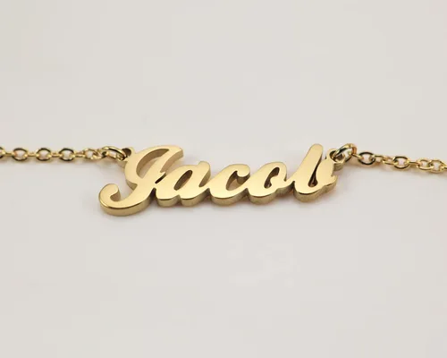Miniatura 2 de Collar con nombre grabado personalizado para mujeres amigas
