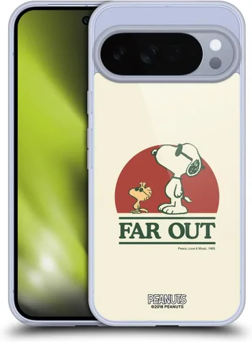 Miniatura 372 de Head Case Designs Funda de gel Woodstock 50th con licencia oficial de Peanuts Snoopy Guitar 1969 [protección de grado militar] compatible