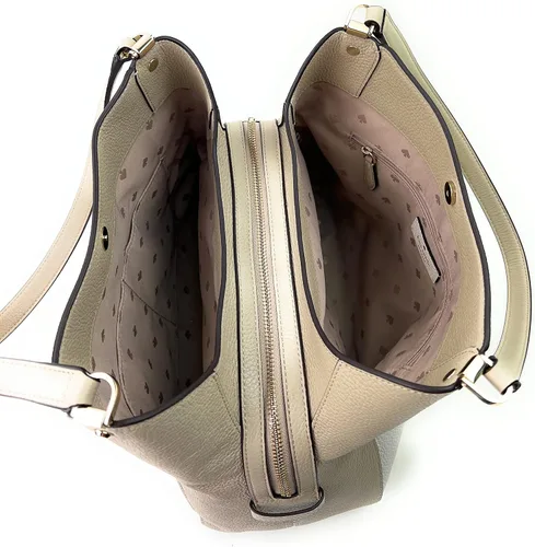 Miniatura 5 de Kate Spade New York Leila - Hombro mediano con triple compartimento arena claro