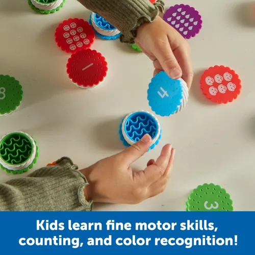 Miniatura 2 de Learning Resources Mini Delicias Numéricas, Reconocimiento de Números, Habilidades de Conteo, Juguetes de Galletas, Habilidades Motoras Finas