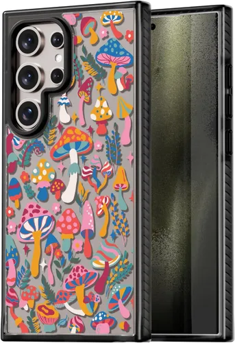 Miniatura 83 de Rosarnnah Funda compatible con Samsung Galaxy S24 Ultra, bonita estética, a la moda, divertida funda con estampado de gatito y gato, duradera a