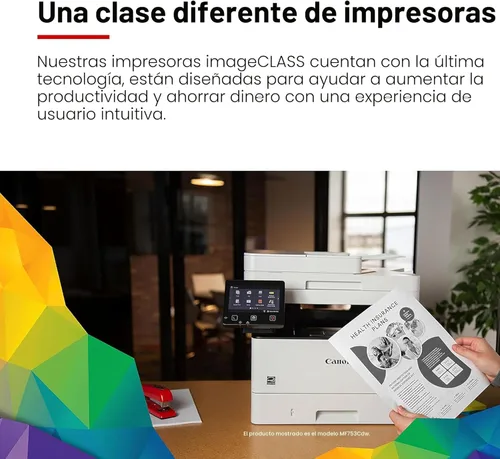 Miniatura 7 de Canon imageCLASS MF462dw II - Impresora láser inalámbrica dúplex con impresión, copia, escaneo, fax, capacidad de papel ampliable y garantía