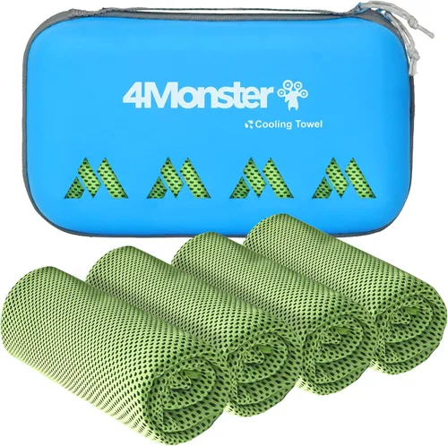 Miniatura 8 de 4Monster Toalla de enfriamiento para cuello y cara, toalla fría de microfibra para climas cálidos, toalla de hielo de secado rápido, trapos