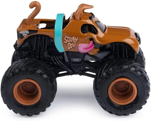 Miniatura 4 de Monster Jam, Camiones monstruo oficiales Monster Mutt Poodle Vs. Scooby Doo fundidos a presión, escala 1:64, juguetes para niños de 3 años