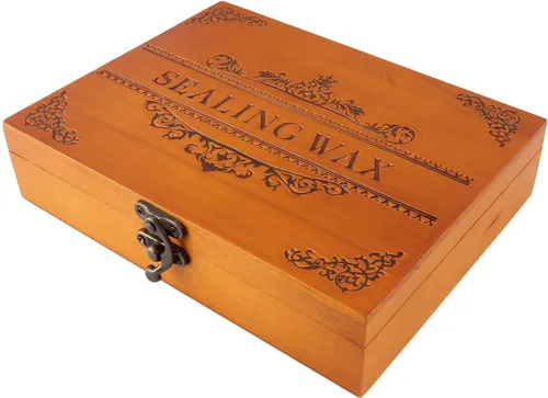 Kit de sellos de cera de boda personalizados vintage con 2 letras monograma corazón cuchara derretir palillo caja de regalo de invitación paquete de