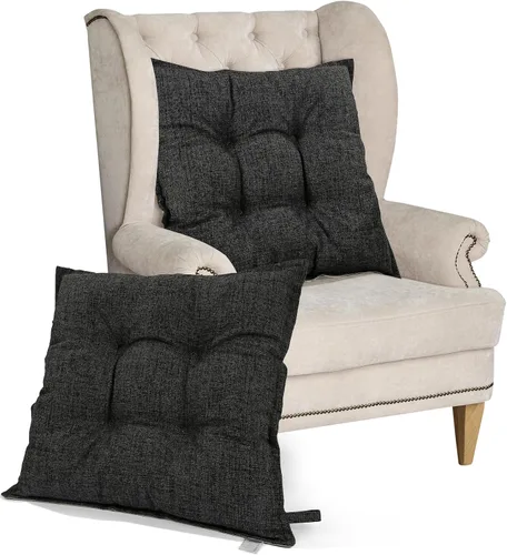 Miniatura 7 de SINSOSSO - Almohadas de suelo grandes de 22 pulgadas, de espuma viscoelástica, cuadradas, antideslizantes, para respaldo de oficina, yoga, asiento