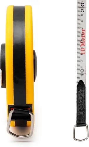 Miniatura 3 de Utoolmart 10M Cinta métrica doble cara métrica fibra de vidrio métrica carrete rollo herramienta de medición 1 unids