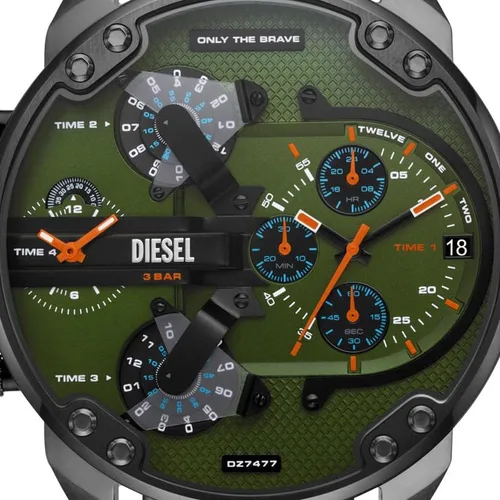Miniatura 4 de Diesel - Reloj Mr. Daddy 2.0 de cuarzo y acero inoxidable con cronógrafo