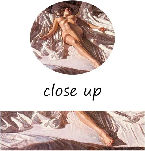 Miniatura 5 de Lienzo extra grande sexy chica desnuda durmiendo en la cama, arte de pared con marco de madera sexy para mujeres desnudas, obras de arte, arte
