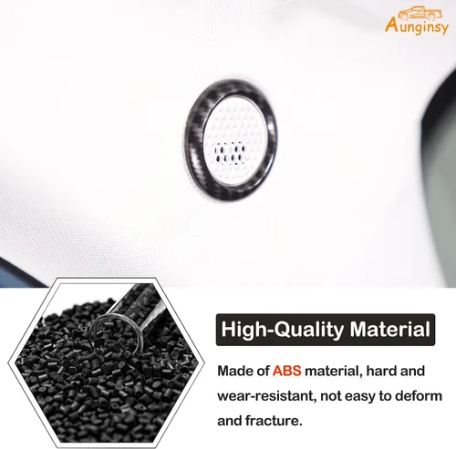 Miniatura 3 de Cubierta de micrófono para techo de automóvil, compatible con Ford Maverick 2022-2024, altavoz interior de techo de automóvil, cubierta de marco