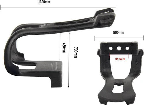 Miniatura 6 de leadrise® pedales para bicicleta con correas de nylon.