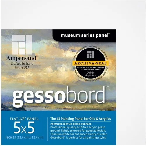 Miniatura 40 de Ampersand Art Supply Panel de Pintura de Madera con Gesso: Serie Museo Gessobord, 24" x 30", 1-1/2" Perfil Enmarcado