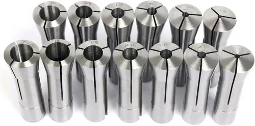 8MILELAKE Pinzas R8 de precisión de 1/8 "- 7/8", 13 piezas, soporte para portabrocas para Bridgeport .0006