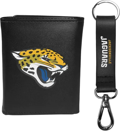 Miniatura 5 de Siskiyou Sports NFL unisex Tri-fold Wallet & Strap Key Chain