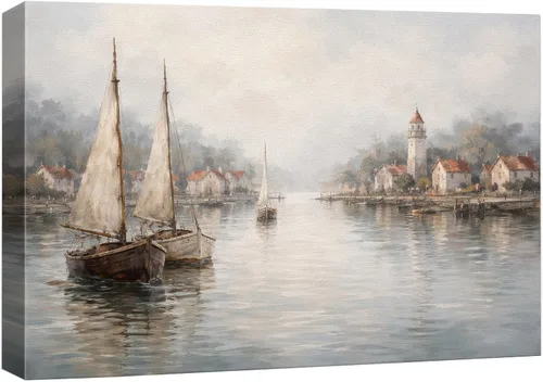 Miniatura 40 de wall26 Prado con álamos por Claude Monet - Arte moderno impresionista, arte en lienzo para el hogar, 12 x 18 pulgadas
