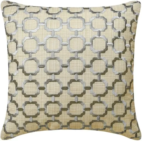 Miniatura 8 de The HomeCentric Funda de almohada lumbar decorativa gris de 12 x 20 pulgadas, encaje de yute y lino, yute, almohada oblonga de lentejuelas hechas a