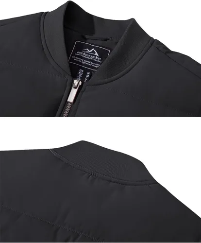 Miniatura 5 de MAGNIVIT Chaquetas de invierno para hombre, chaqueta bomber para hombre, chaqueta de otoño, chaqueta negra, chaqueta bomber chaquetas ligeras