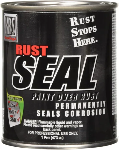 Miniatura 16 de Revestimiento para eliminar el óxido RustSeal KBS, Negro satinado Brillo negro